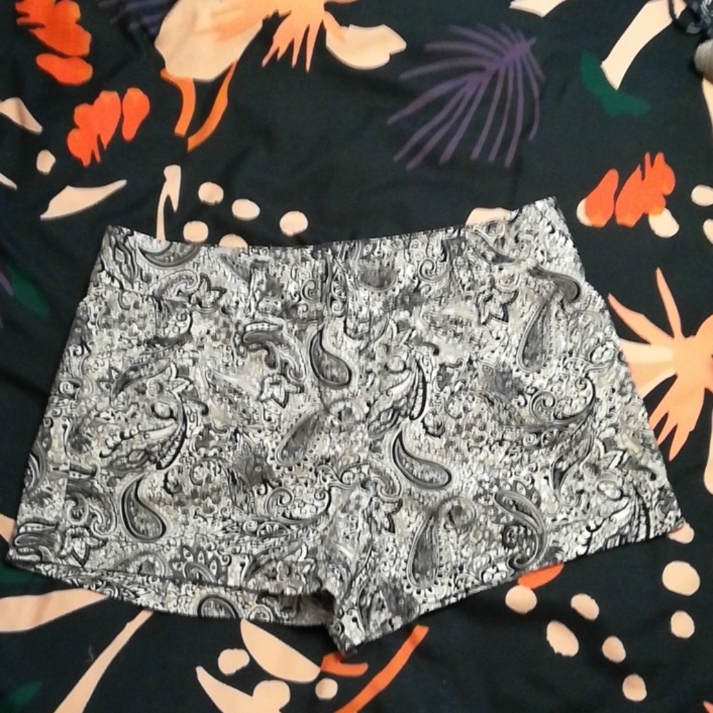 J. Crew paisley print shorts